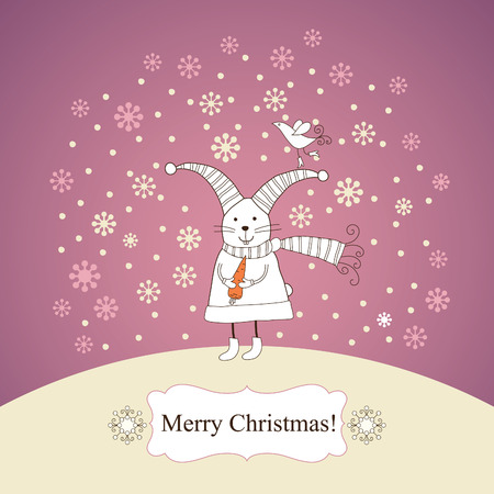 christmas cardのイラスト素材