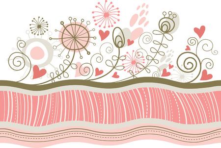 Greeting card, valentine cardのイラスト素材