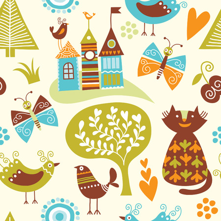 seamless patternのイラスト素材