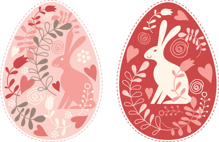 Easter eggsのイラスト素材