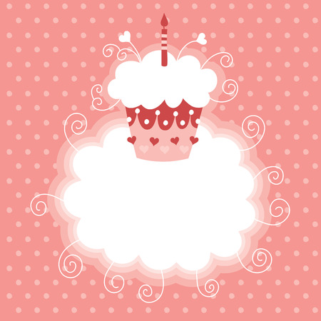 Happy First Birthdayのイラスト素材