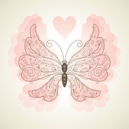 Vector butterflyのイラスト素材
