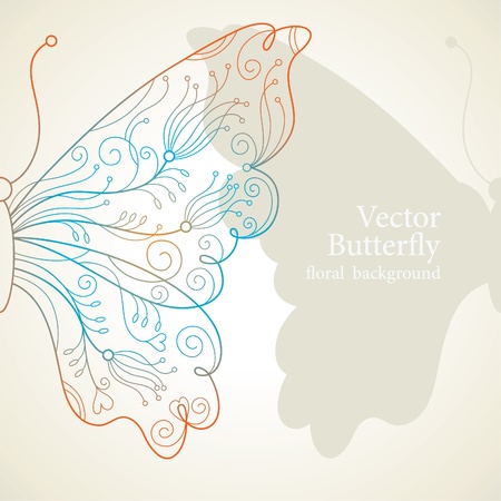 Vector butterflyのイラスト素材