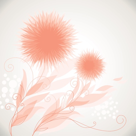 Floral backgroundのイラスト素材