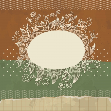 flourish frameのイラスト素材