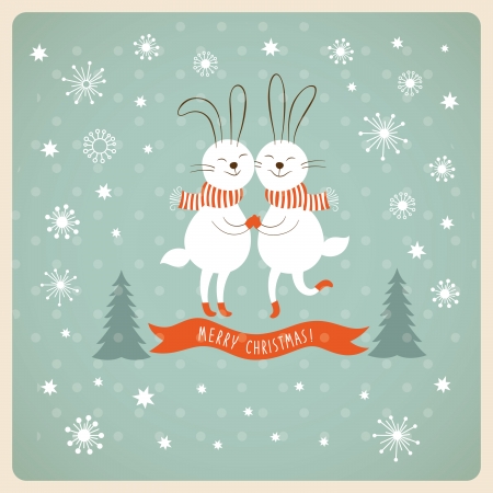  Christmas and New Year s cardのイラスト素材