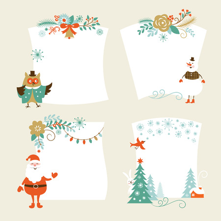 Christmas bannersのイラスト素材