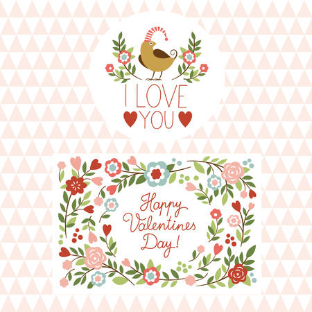  Valentine s day graphic elements, valentine cardのイラスト素材
