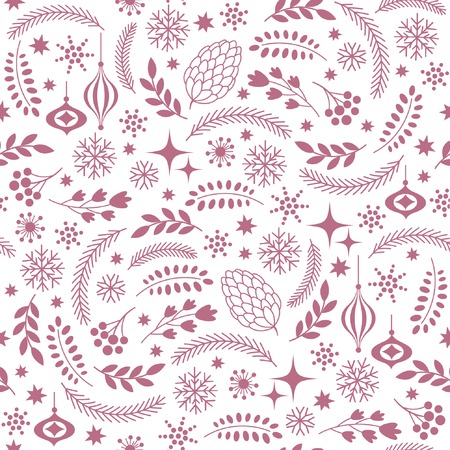 seamless Christmas backgroundのイラスト素材