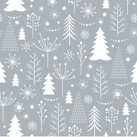 seamless winter patternのイラスト素材