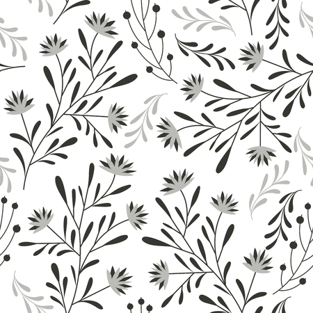 seamless floral patternのイラスト素材