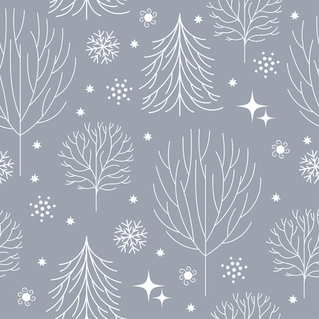 seamless christmas parrernのイラスト素材