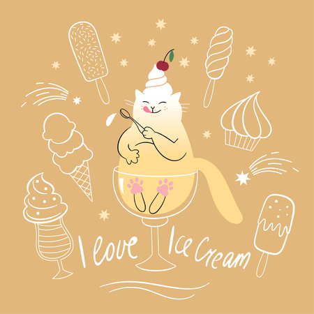 Happy Birthday card designのイラスト素材