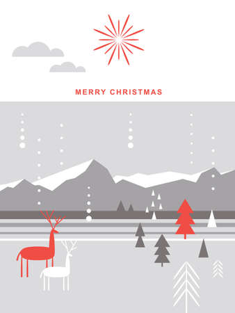 Christmas cradのイラスト素材