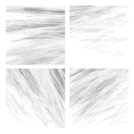 Abstract hand drawn textured background. Pencil stroke. Vector set of tracing  texturesのイラスト素材