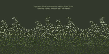 Abstract textured pattern, horizontal bannerのイラスト素材