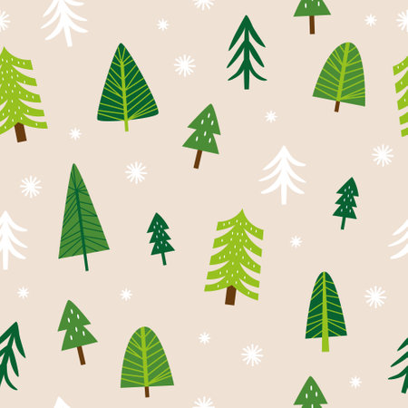 seamless christmas and new year backgroundのイラスト素材