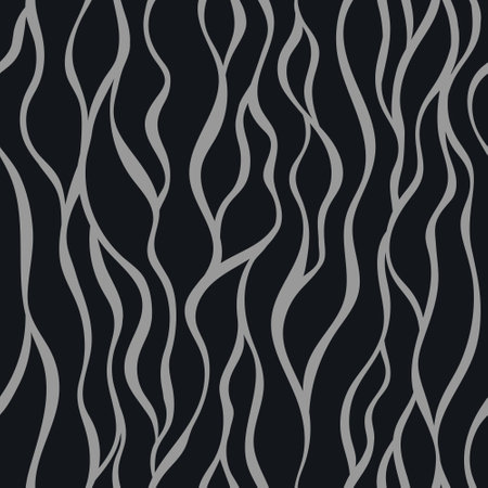 Seamless pattern with abstract wavy lines. vector illustration.のイラスト素材