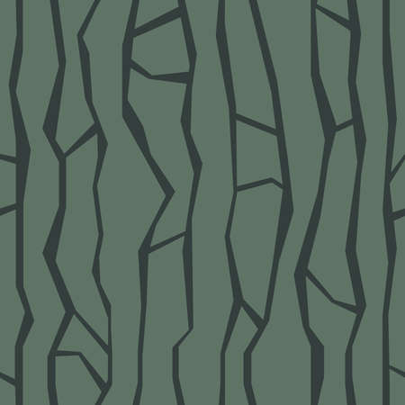 Seamless green minimal pattern with abstract lines - kintsugi print. Trendy and stylish pattern for fabric, textile, wallpaper. Minimalistic abstract print, natural background with broken lines.のイラスト素材