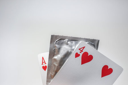Valentines's day, Number Fourteen card number, Condom Prevent Pregnancy Contraception Valentines...