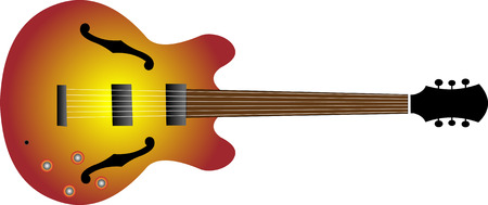 Electric guitarのイラスト素材