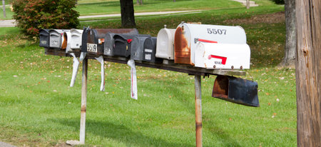 Mailboxesの写真素材