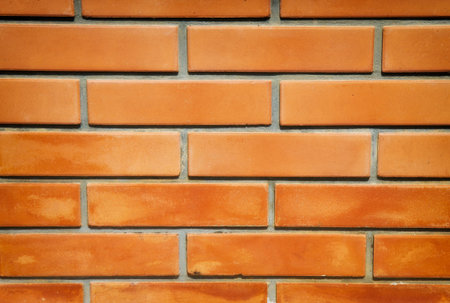 Orange brick texture pattern