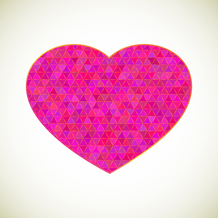 Vector heart - Illustration.のイラスト素材
