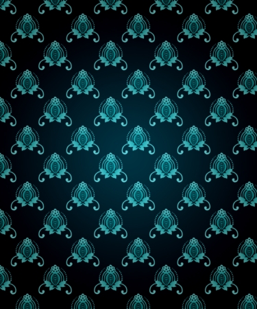 Seamless blue wall-paper, textureの写真素材