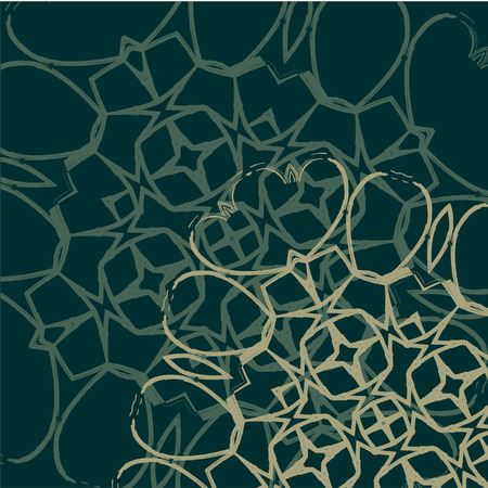 Rosettes pattern, Decorative Elements Vectorのイラスト素材