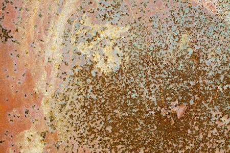Texture of rusty iron. Background and texture of rusty on iron with vintage color