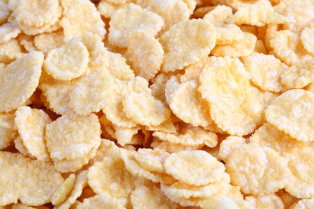 cornflakes close up