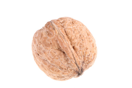 Walnuts close up isolated on white background