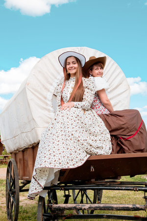 beautiful girl in style of the country