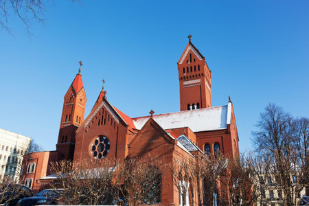 Catholic chapel St Simon and St Elena. Minsk. Belarus.