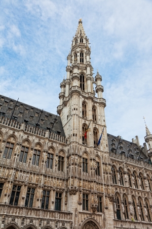 Ancient town hall in Brussels, Belgiumの写真素材