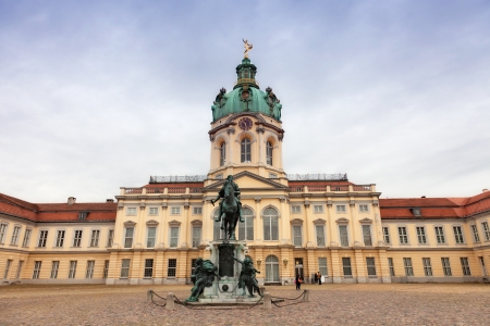 Schloss Charlottenburg  Charlottenburg Palace  in Berlin, Germanyのeditorial素材