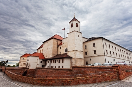 Ancient castle Spilberk, Brno, Czech Republicのeditorial素材