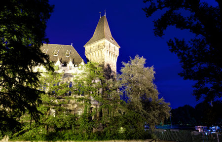 Historical building in Budapest - Vajdahunyad Castleのeditorial素材