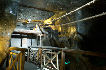 WIELICZKA, POLAND - JANUARY 2, 2015: Wieliczka Salt Mine (13th century) is one of the world's oldest...