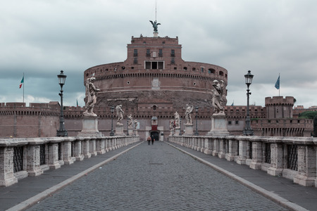 Castel Santangelo in Rome, Italyのeditorial素材