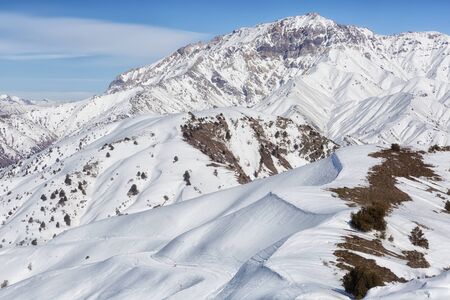 Chimgan mountains in Uzbekistan in spring dayの写真素材