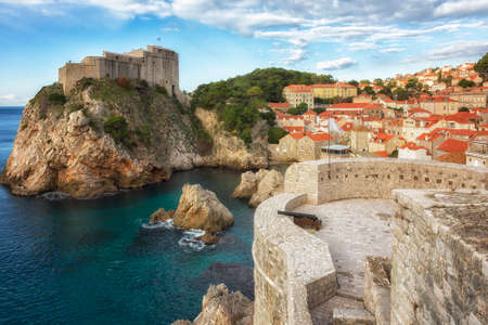 Fort of St. Lawrence (Fort Lovrjenac) in Dubrovnik, Croatiaの写真素材