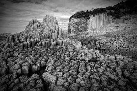Cape Stolbchaty, Kunashir, Kunashir, South Kurilesの写真素材
