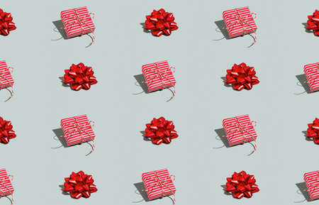 Gray green background pattern, Christmas, New Year symbol attribute objectsの写真素材