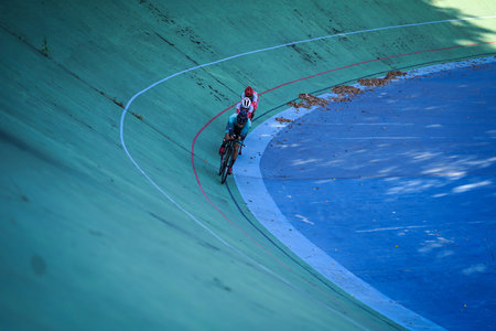 Indonesian paracycling athletes are training to prepare for the next race at the Velodrome Manahan...
