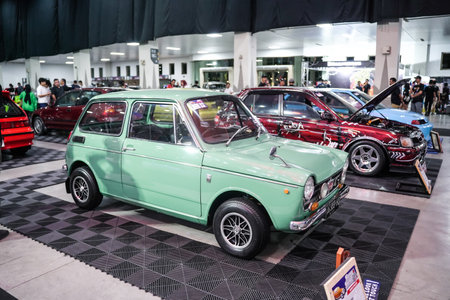 Exhibition of modern, classic and vintage cars at the 2023 Indonesia Custom Show. : Yogyakarta, Indonesia - 13 August 2023のeditorial素材