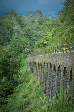 Plunyon Kalikuning is a popular riverside park featuring a historic bridge, hiking trails, and...