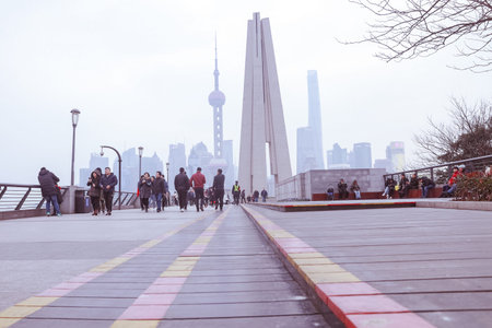 Shanghai city street view