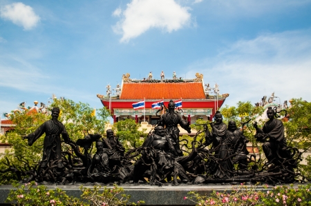Black god statues の写真素材